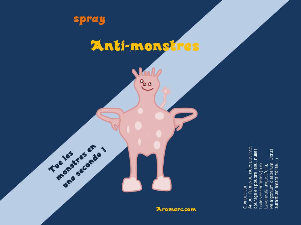 spray anti-monstres garçon Aromarc
